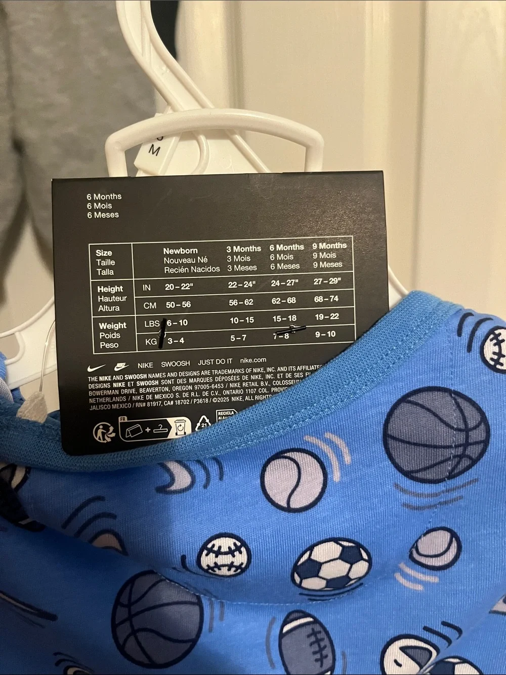 Bundle of 2 NWT 6 month boy Nike outfits